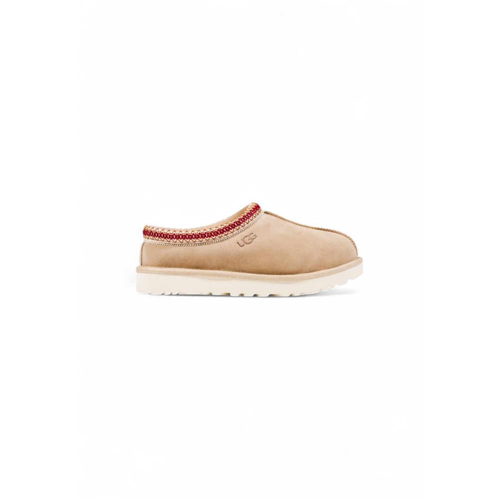 UGG Beige Leather Ankle Boots