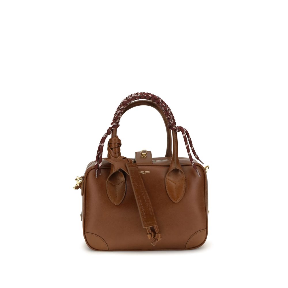 Golden Goose Brown Calf Leather Bos Taurus Handbag