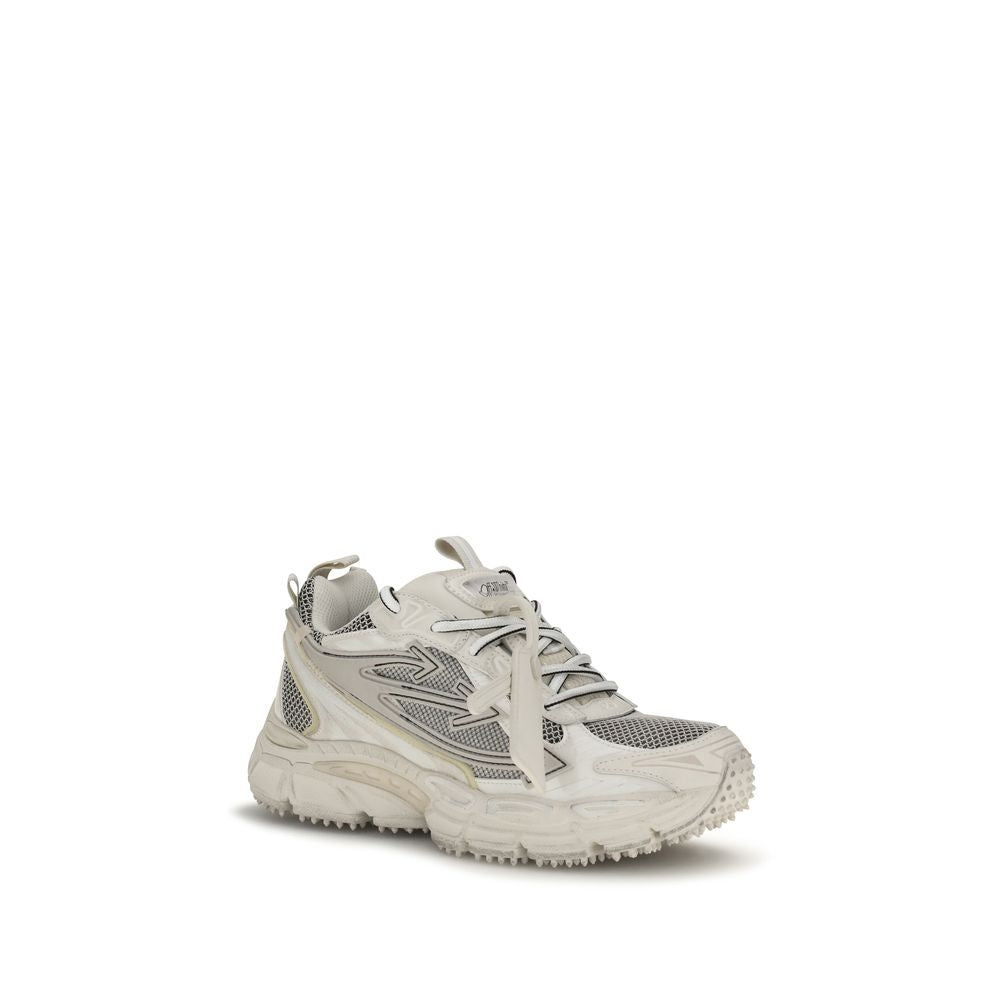 Off-White Beige Acetate Athletic Sneakers
