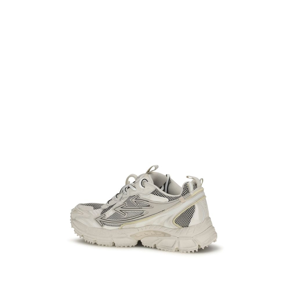 Off-White Beige Acetate Athletic Sneakers