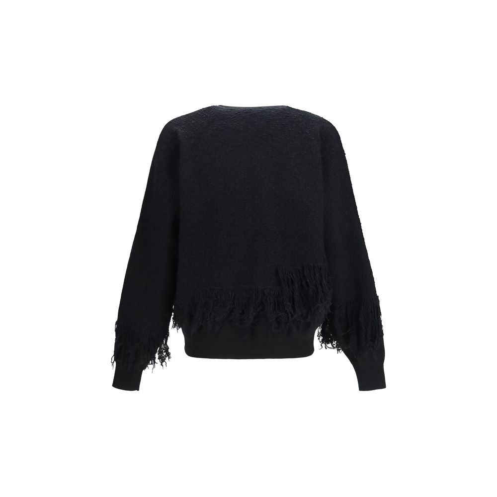 Y-3 Black Wool Oves Aries Sweatshirt