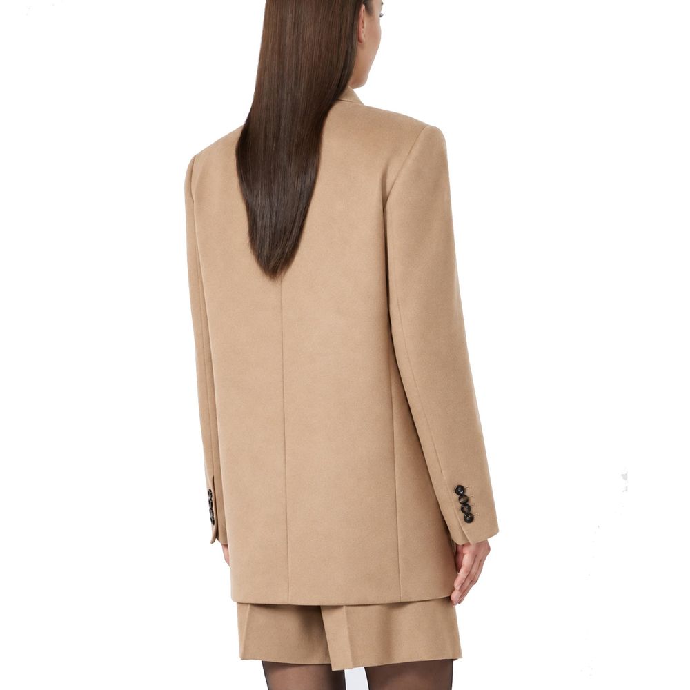Max Mara Brown Virgin Wool Blazer