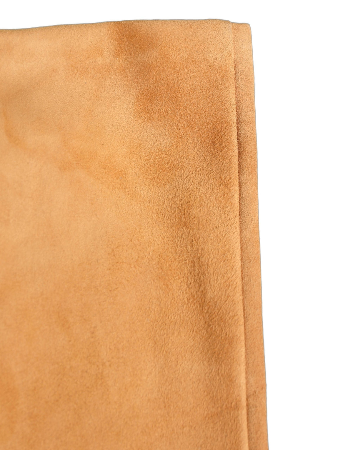 Dolce & Gabbana Tan Genuine Leather Suede Elbow Length Gloves
