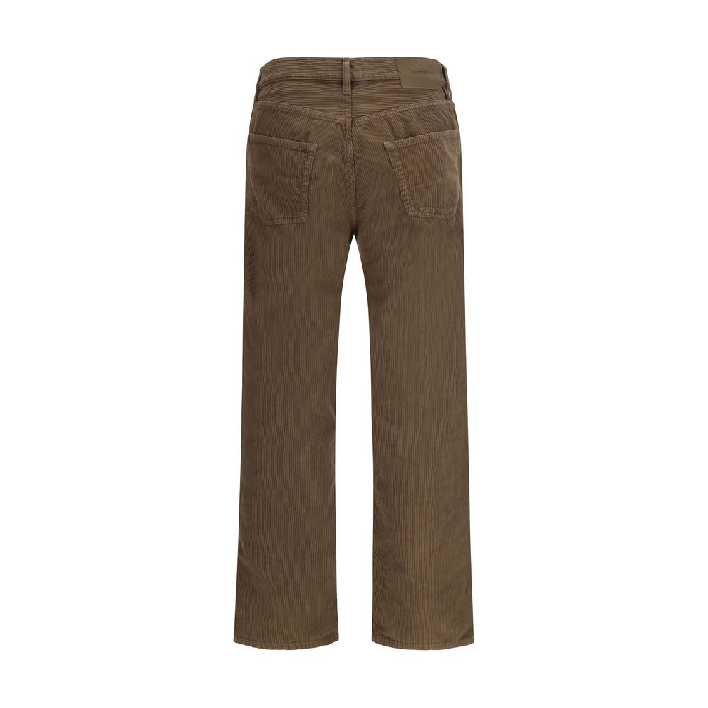 Sunflower Bicolor Cotton Casual Pants