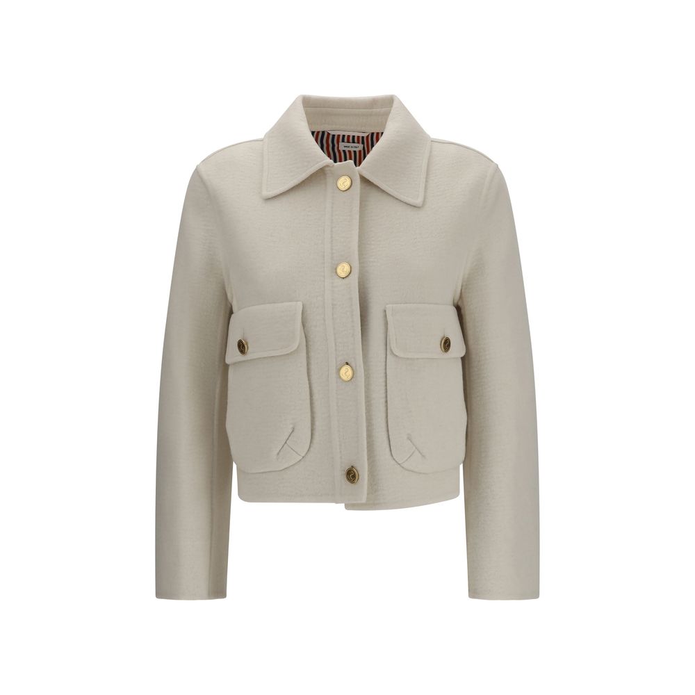 Thom Browne Beige Wool Oves Aries Jacket