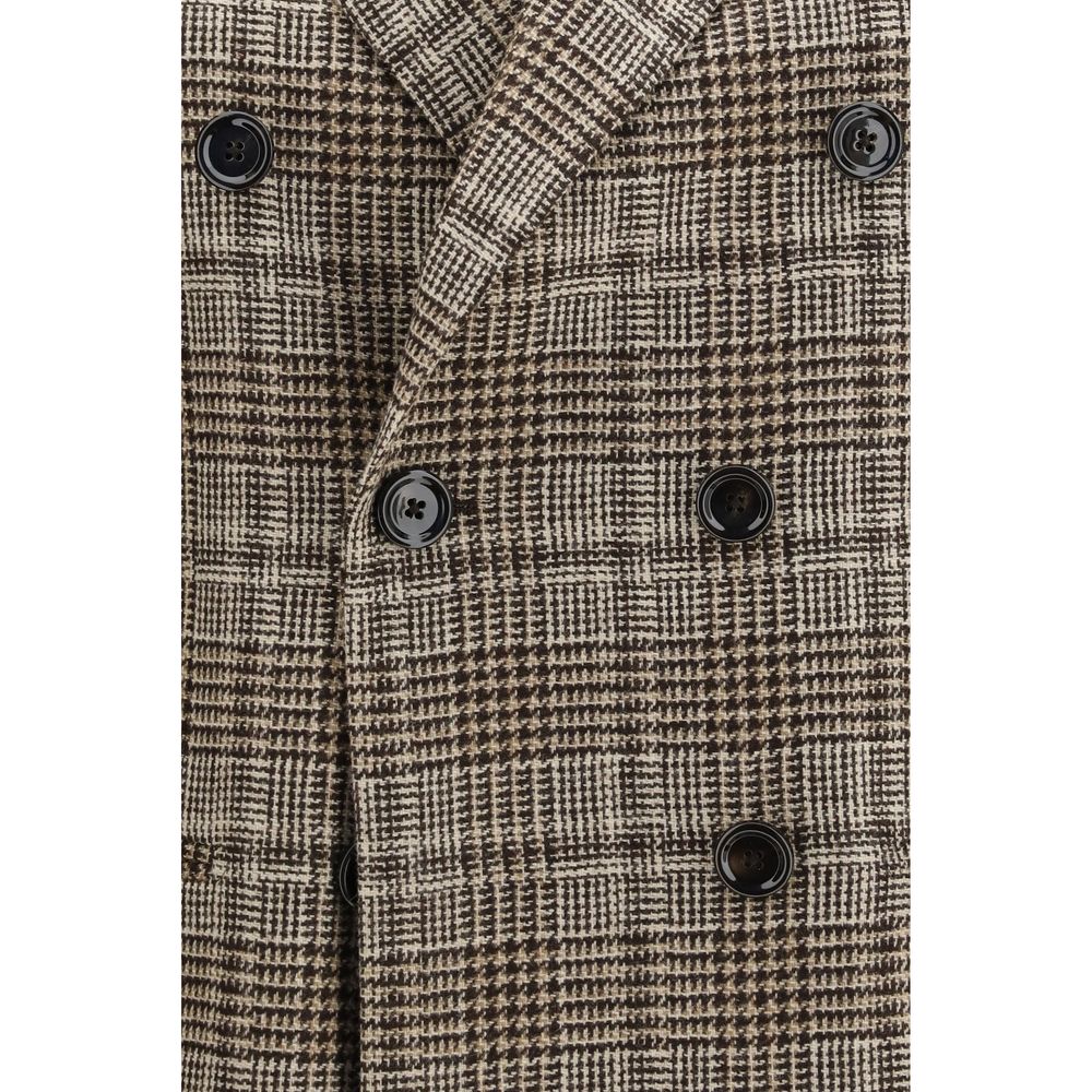 Lardini Brown Wool Oves Aries Blazer