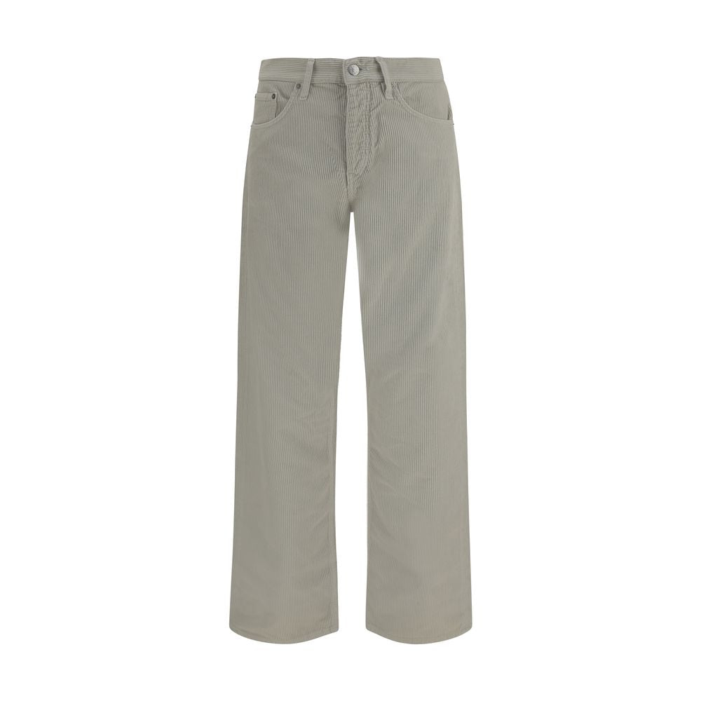Sunflower Gray Cotton Casual Pants