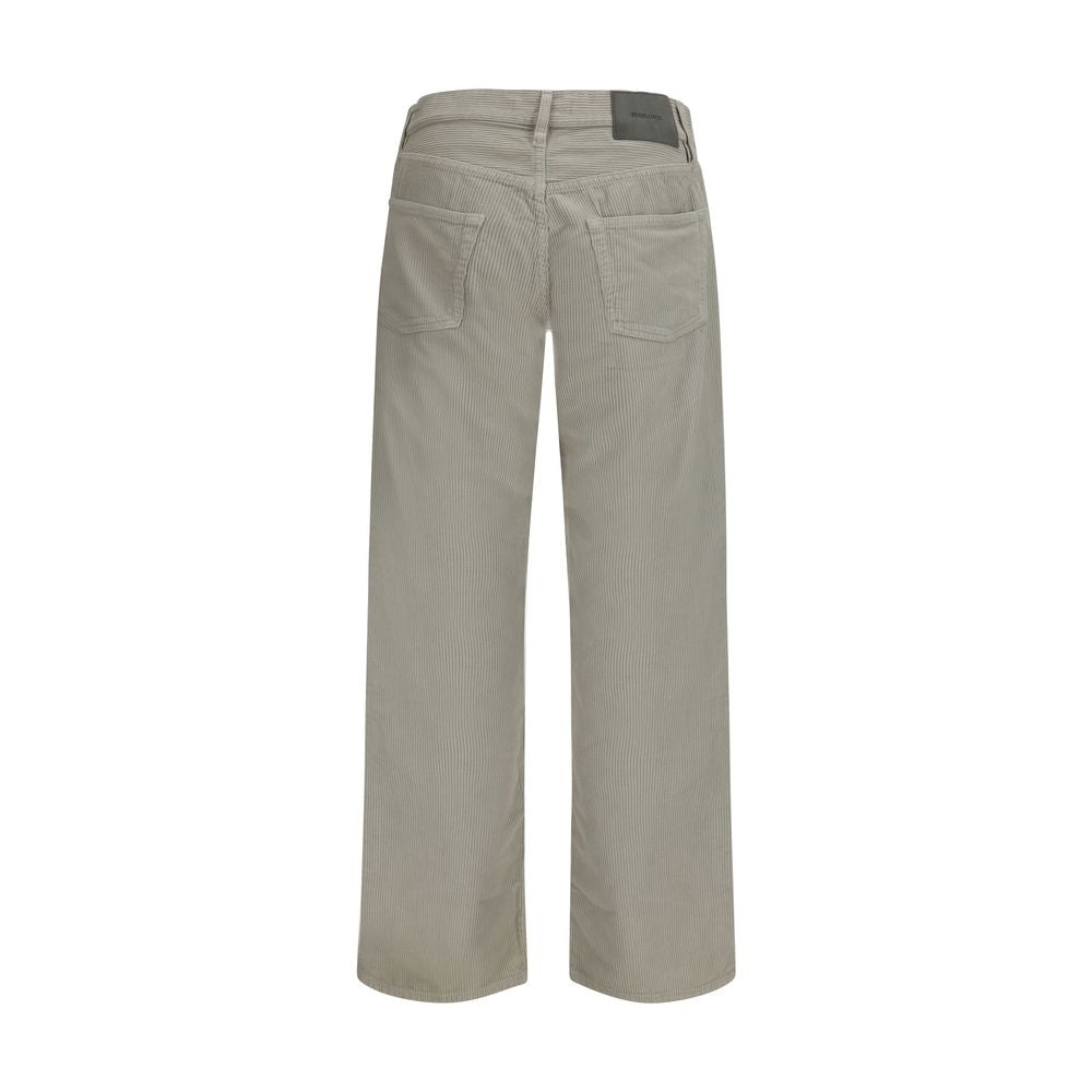Sunflower Gray Cotton Casual Pants