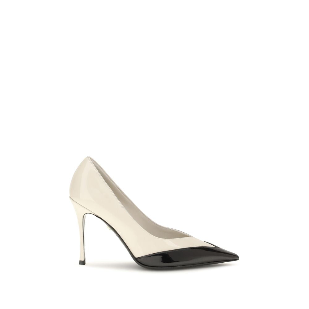 Ferragamo Multicolor Calf Leather Bos Taurus High Heel Pumps