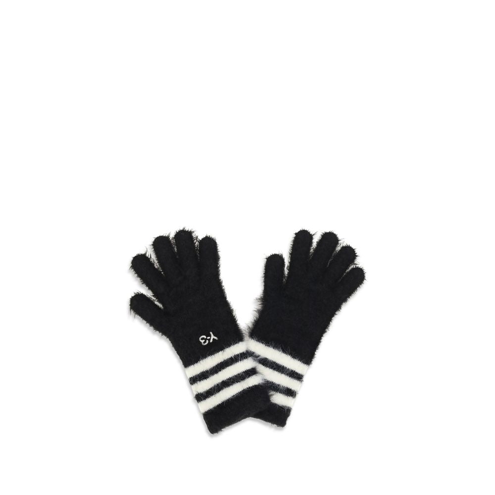 Y-3 Black Recycled Polyamide Gloves