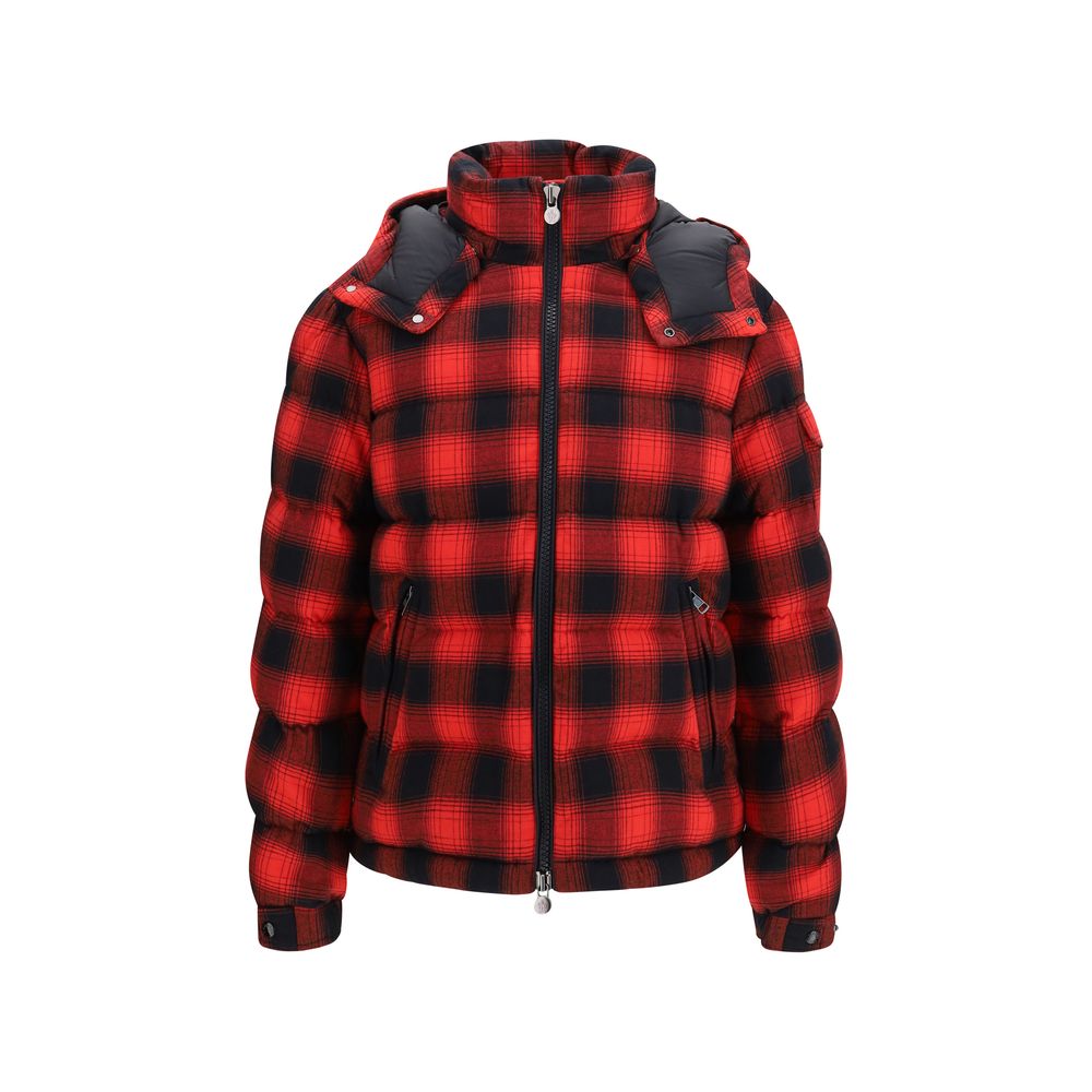 Moncler Red Cotton Full-Length Jacket