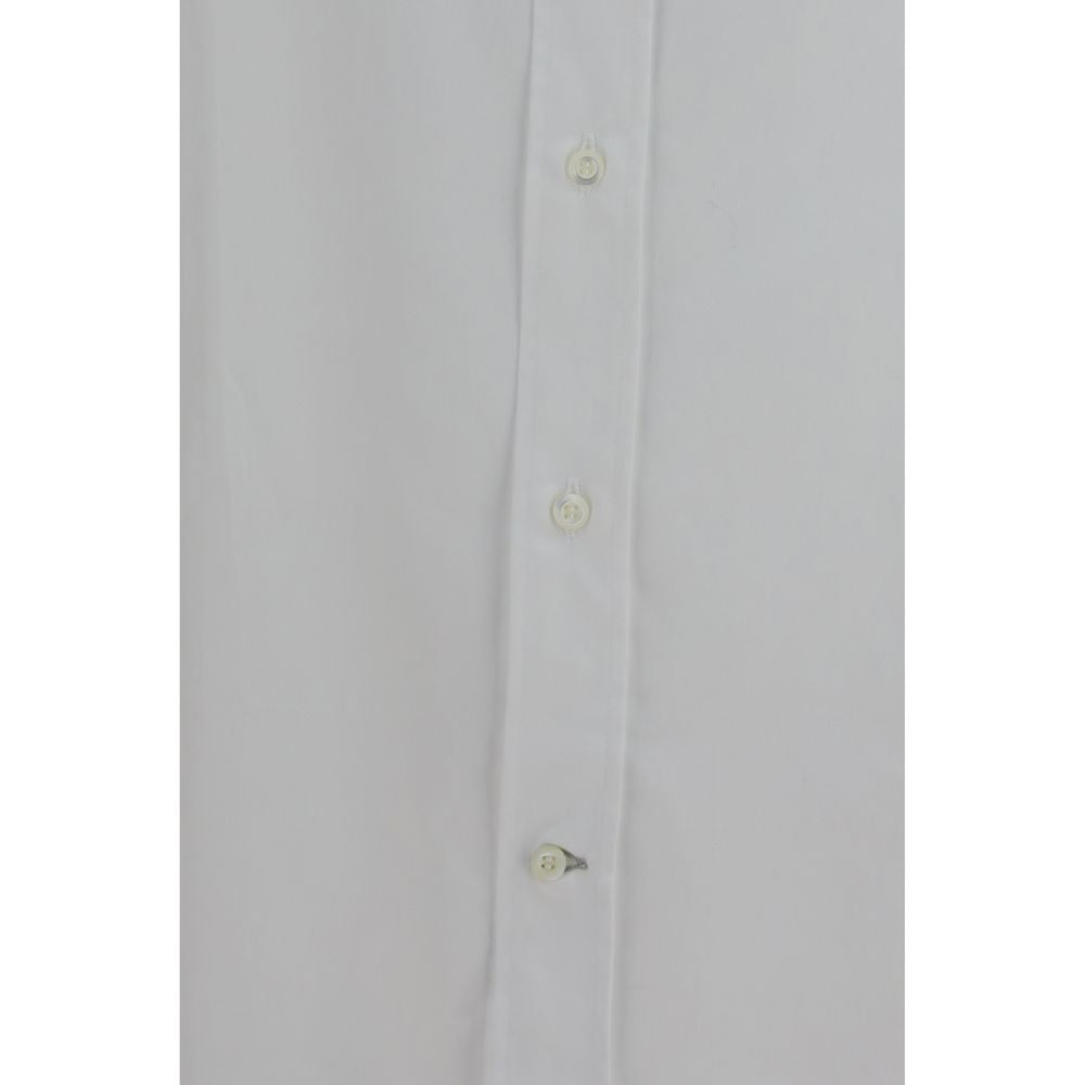 Brunello Cucinelli White Cotton Dress Shirt
