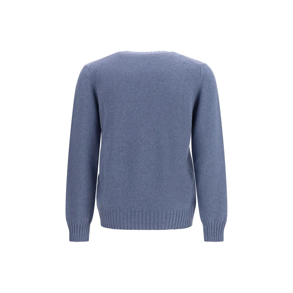 Piacenza Cashmere Blue Cashmere Sweater