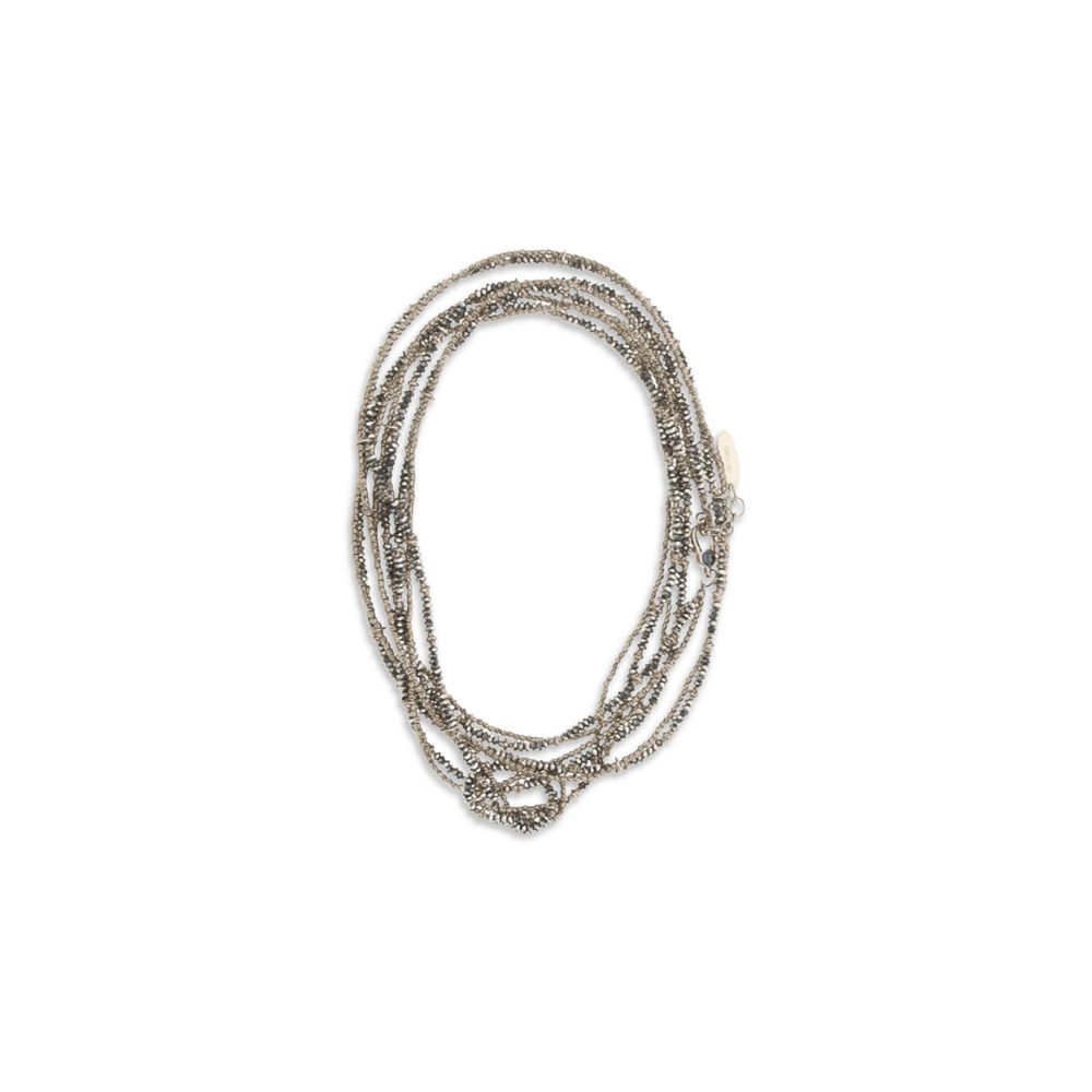 Brunello Cucinelli Brown Silver Bracelet