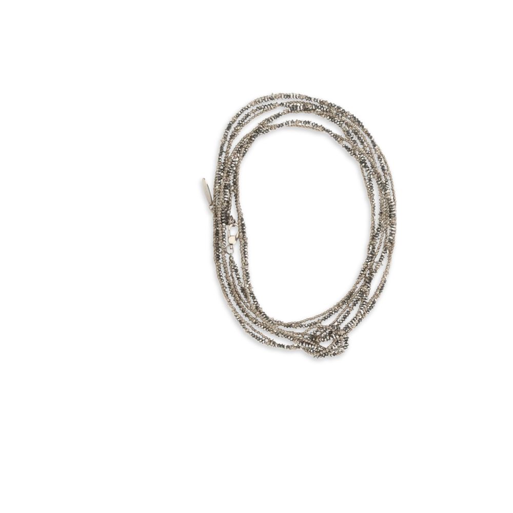 Brunello Cucinelli Brown Silver Bracelet