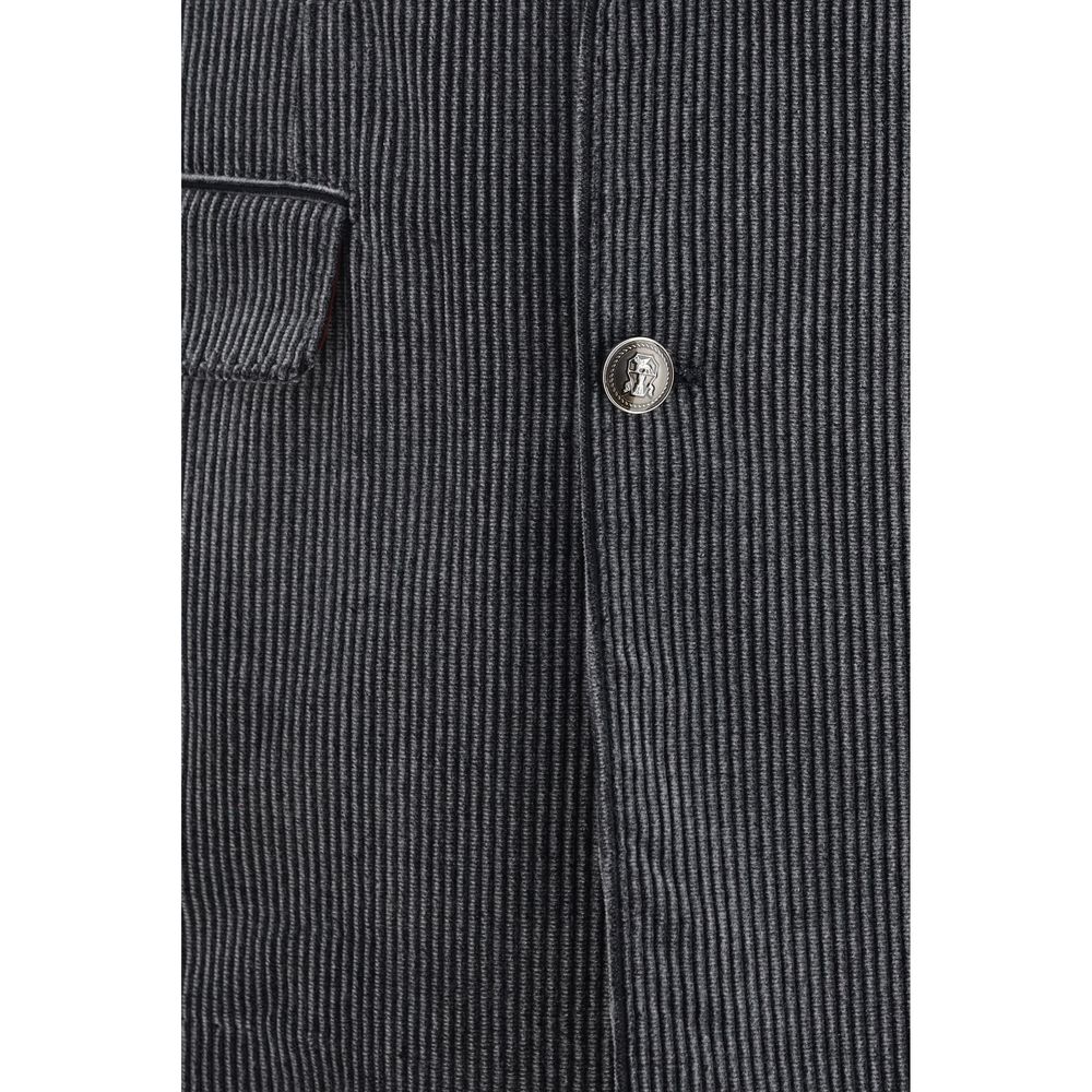 Brunello Cucinelli Gray Cotton Suit