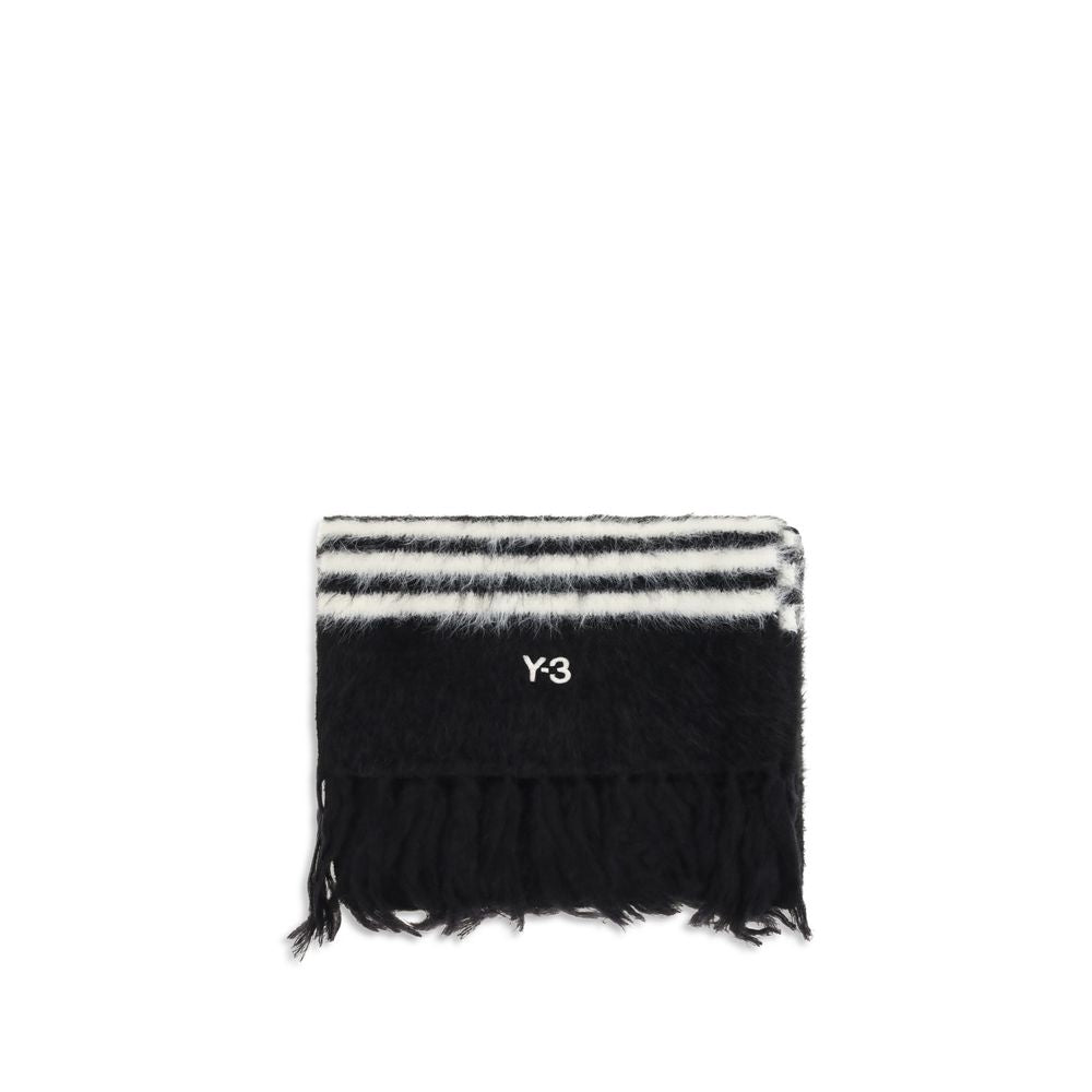 Y-3 Black Recycled Polyamide Scarf