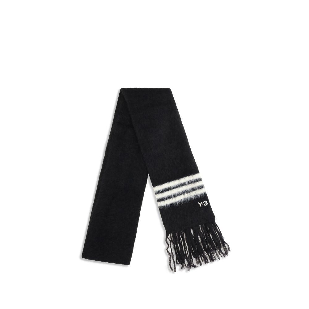 Y-3 Black Recycled Polyamide Scarf