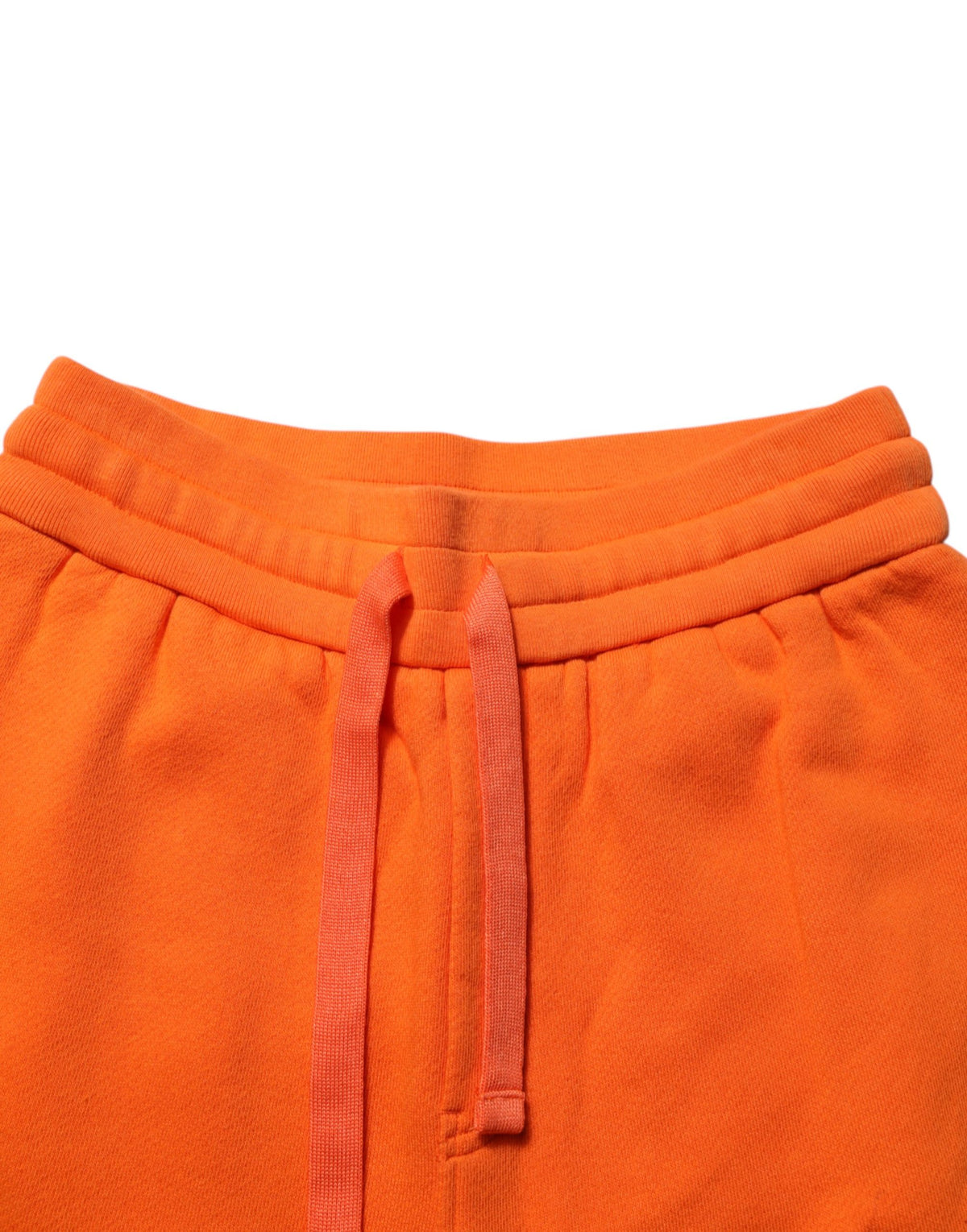 Dolce & Gabbana Orange Cotton DGVIB3 Men Trackpants Pants