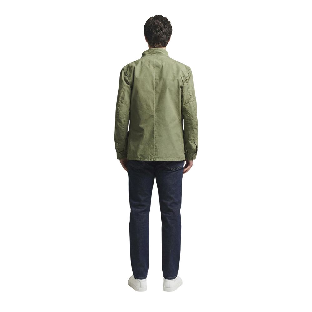Barbour Green Cotton Full-Length Jacket