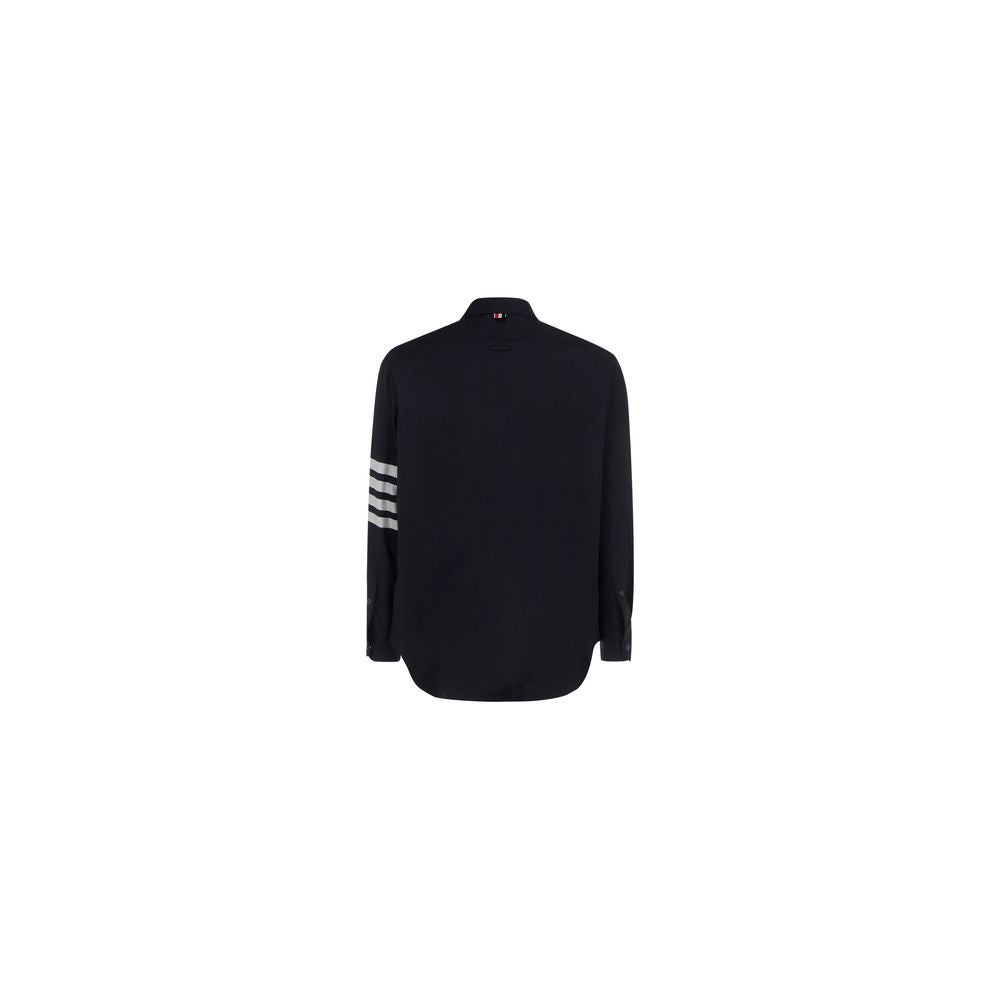 Thom Browne Blue Wool Oves Aries Dress Shirt