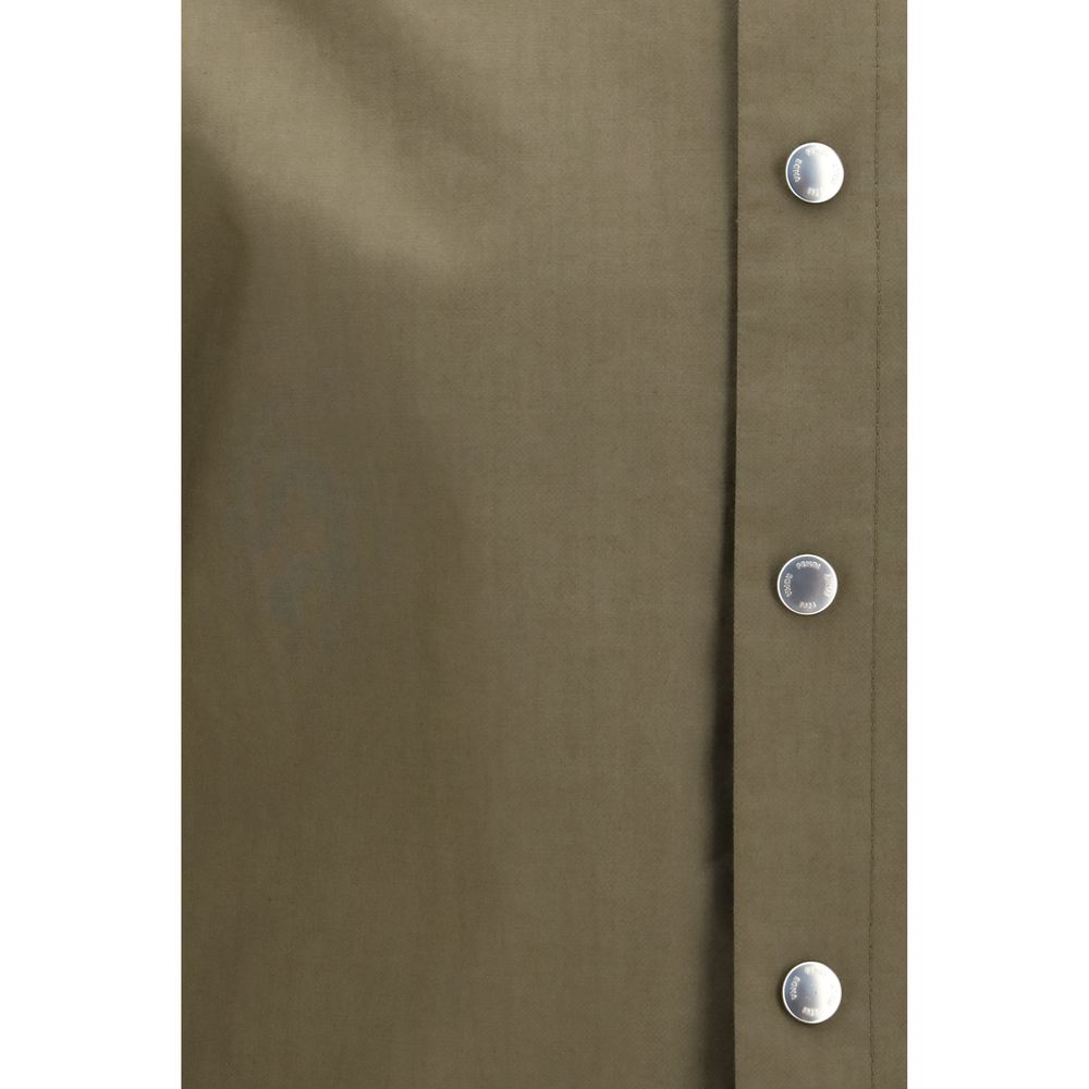 Fendi Bicolor Polyester Full-Length Jacket