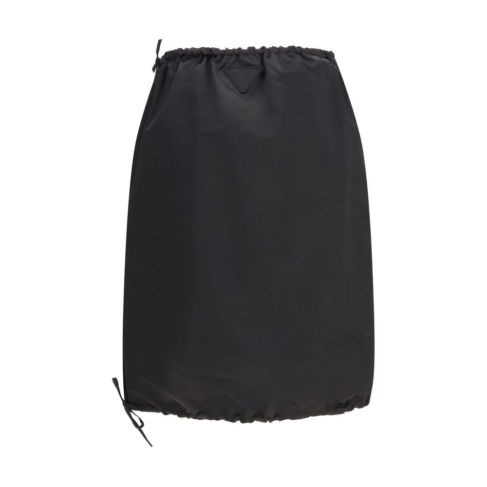 Fendi Black Cotton Mini Skirt