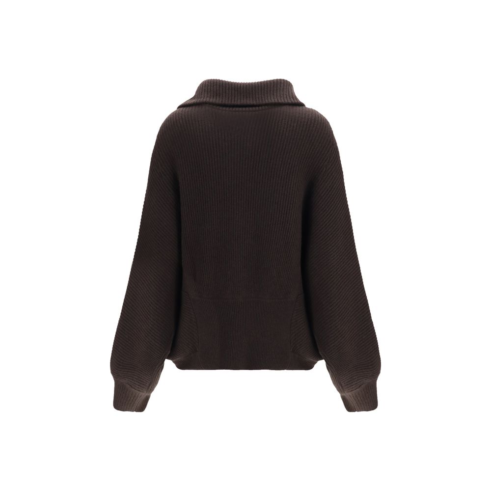 Brunello Cucinelli Brown Cashmere Cardigan