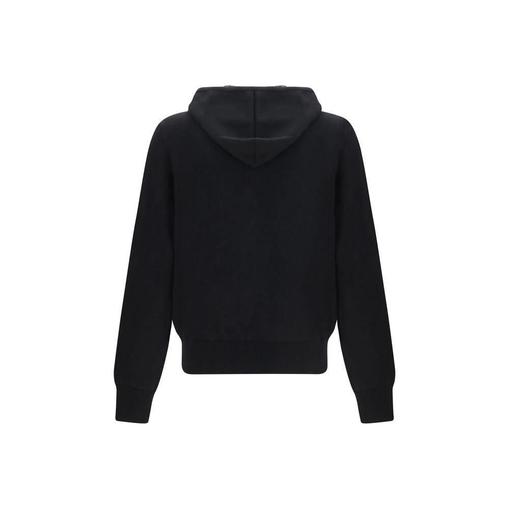 Fendi Black Cashmere Hoodie