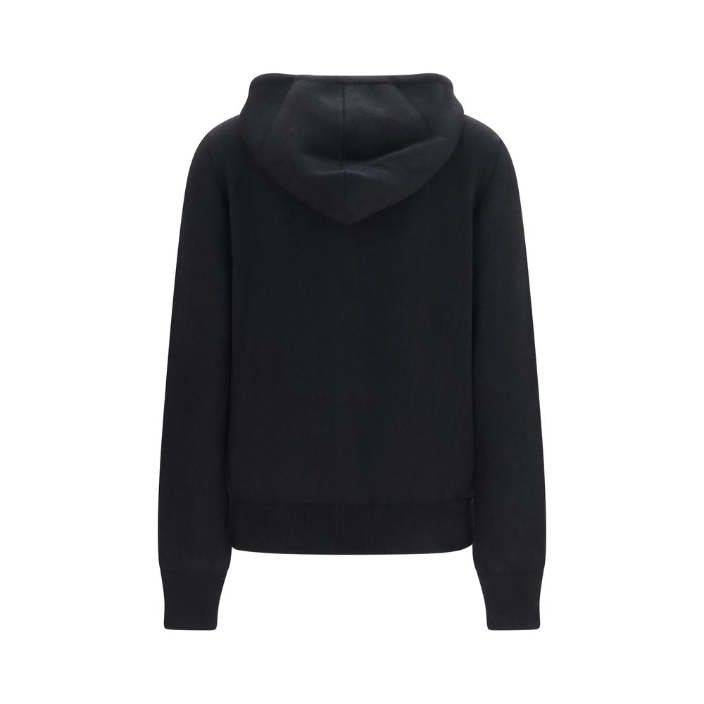 Fendi Black Cashmere Hoodie