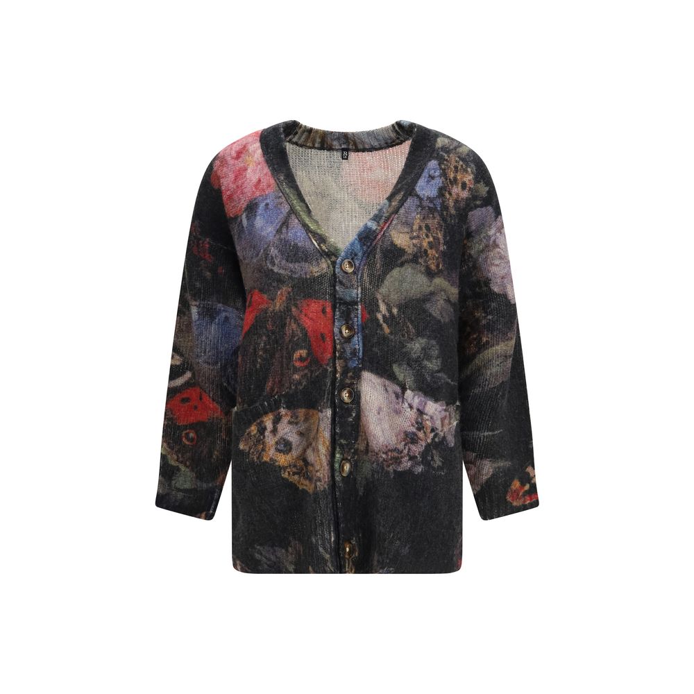 R13 Gray Cashmere Cardigan