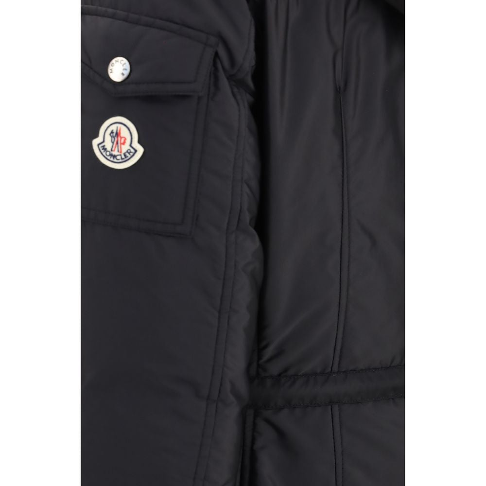 Moncler Black Polyamide Parka