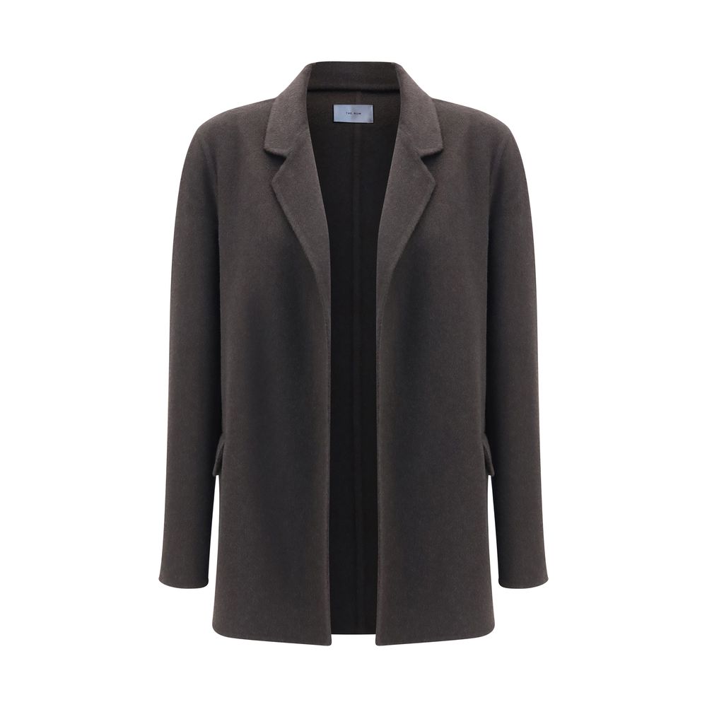 The Row Brown Cashmere Full-Length Jacket