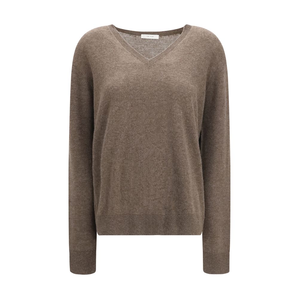 The Row Gray Cashmere Sweater
