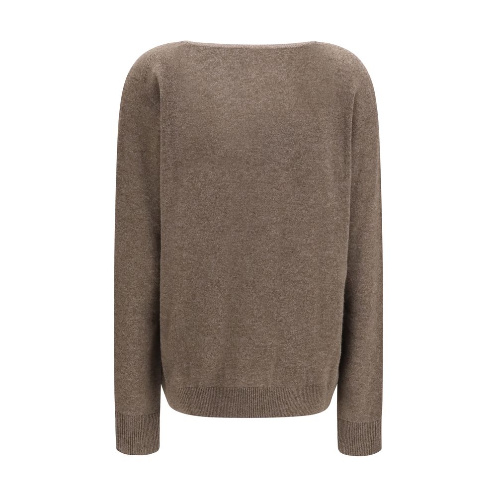 The Row Gray Cashmere Sweater