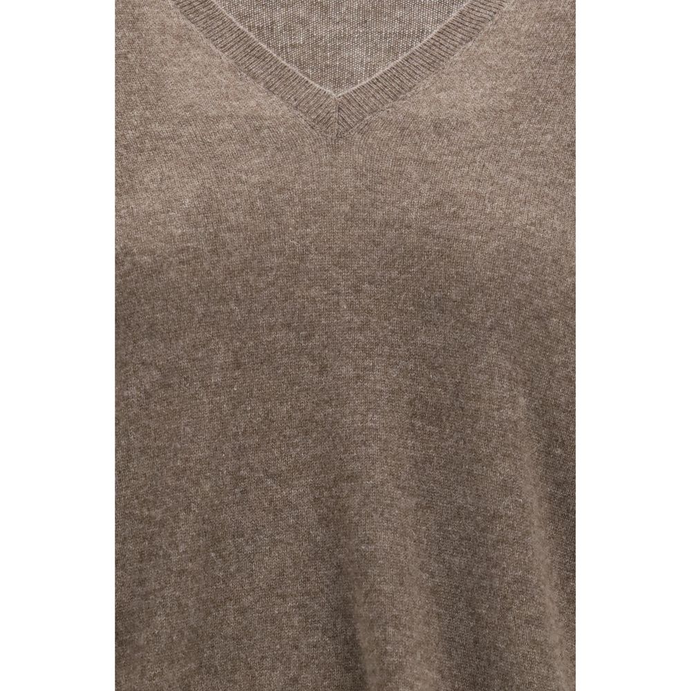 The Row Gray Cashmere Sweater