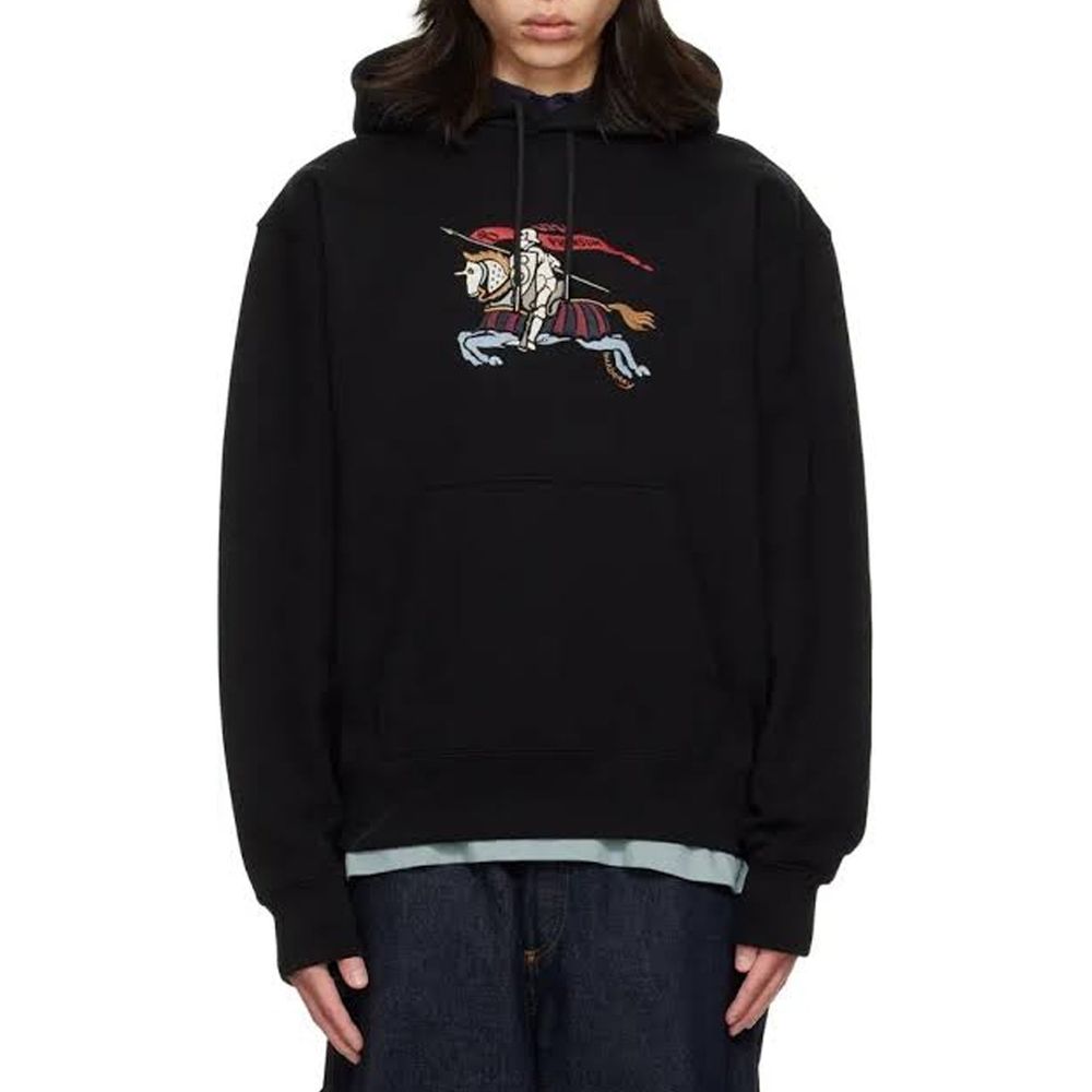 Burberry Black Cotton Hoodie