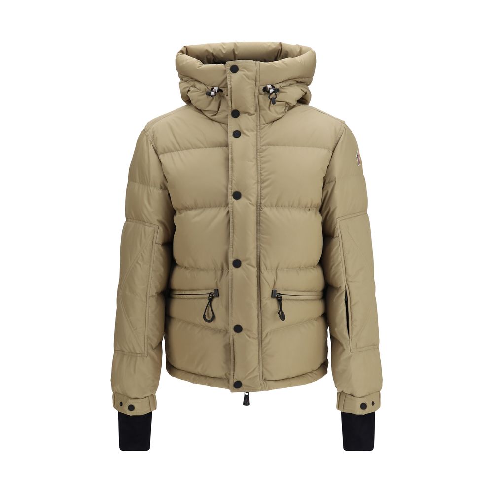 Moncler Grenoble Beige Goose Down Full-Length Jacket