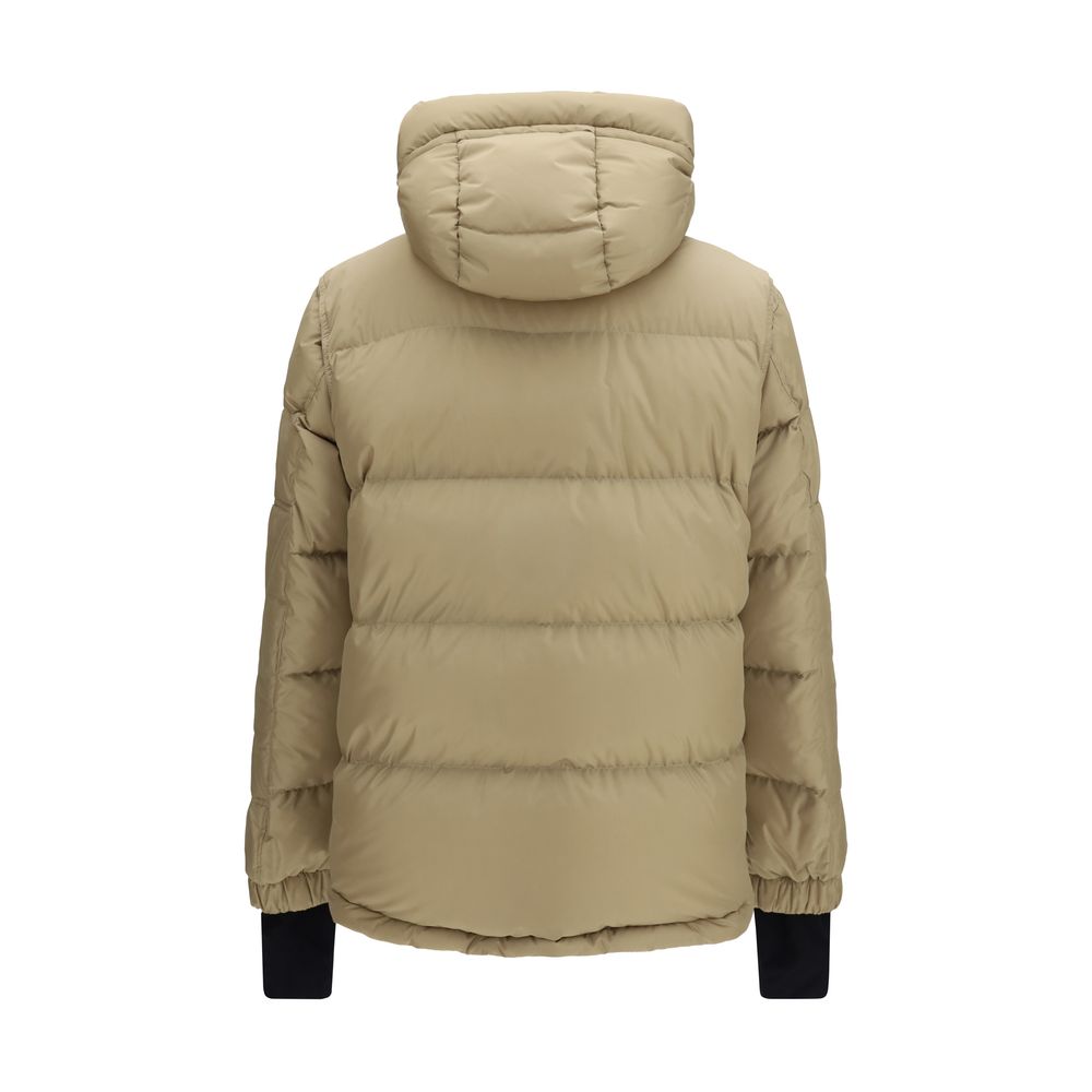 Moncler Grenoble Beige Goose Down Full-Length Jacket