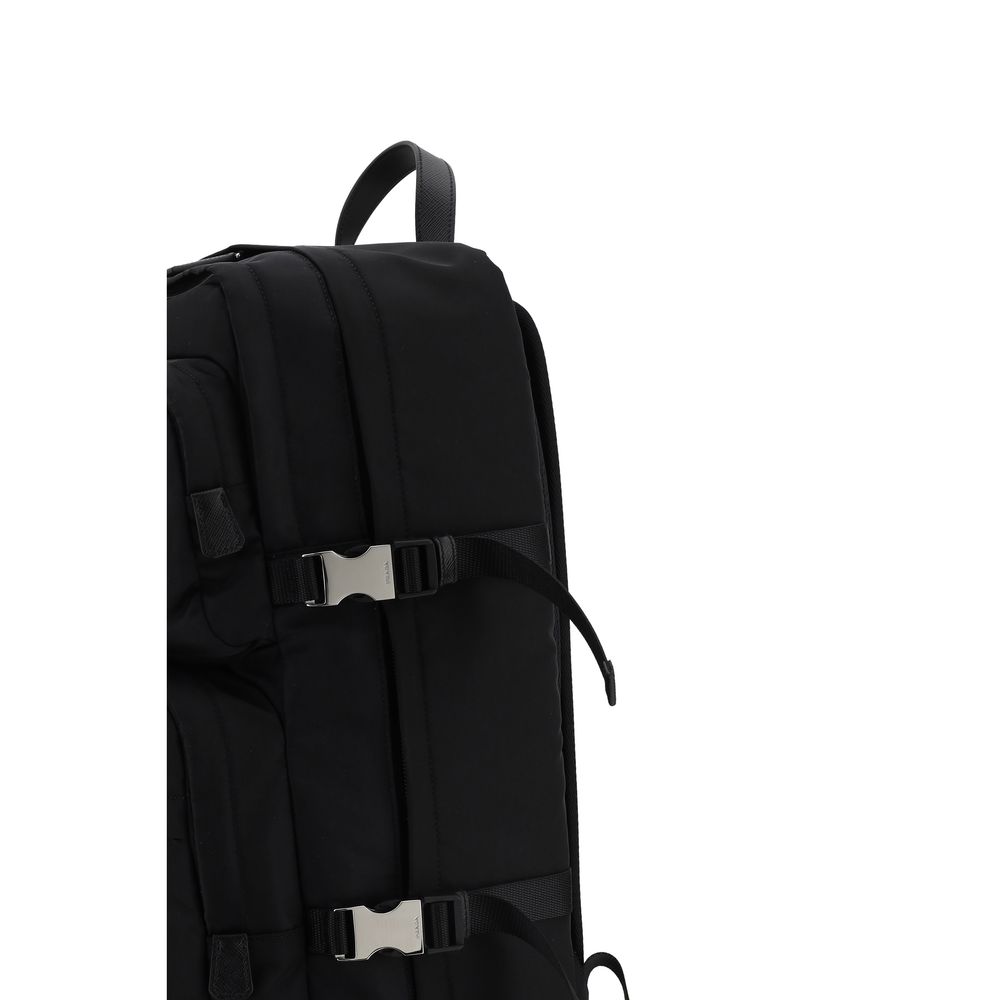 Prada Black Recycled Polyamide Backpack