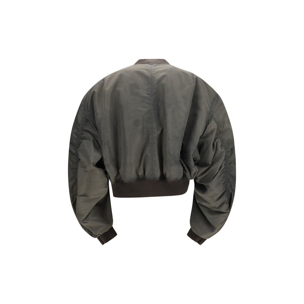 Rick Owens Gray Nylon Bomber