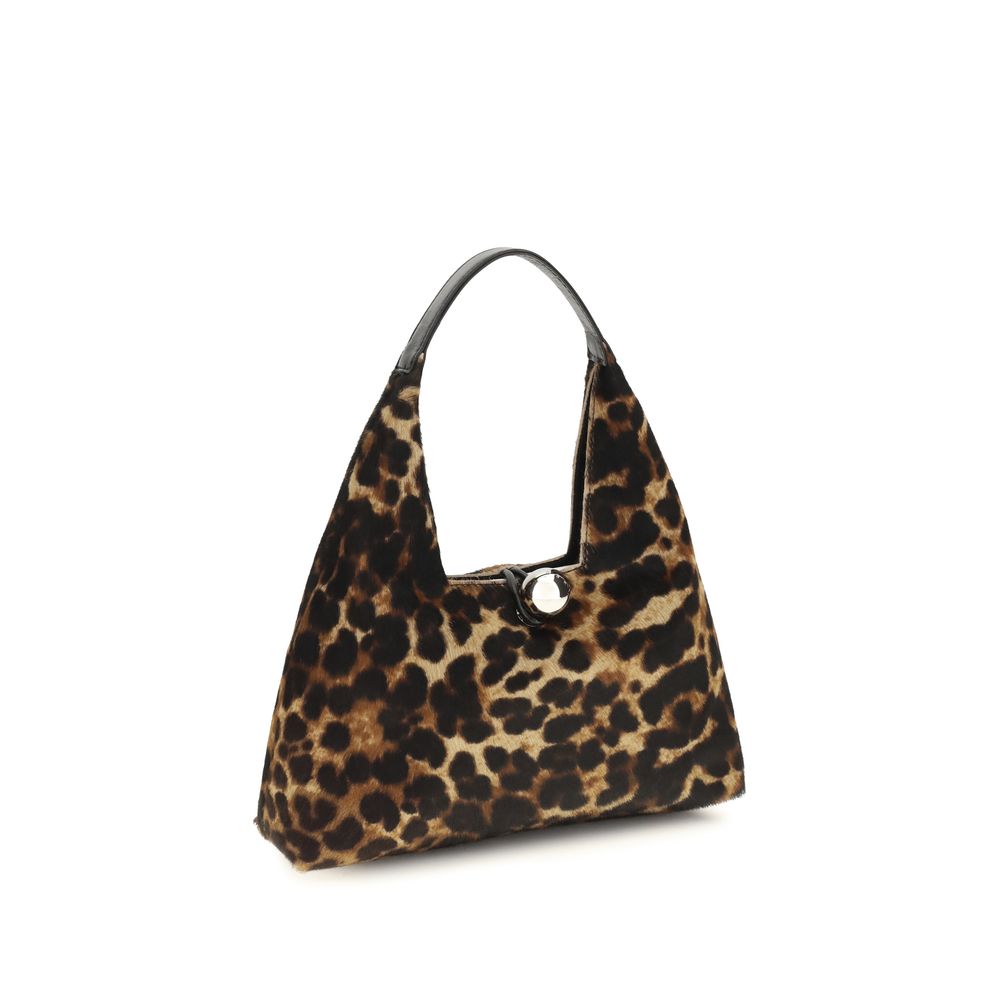 Marni Brown Calf Leather Bos Taurus Shoulder Bag