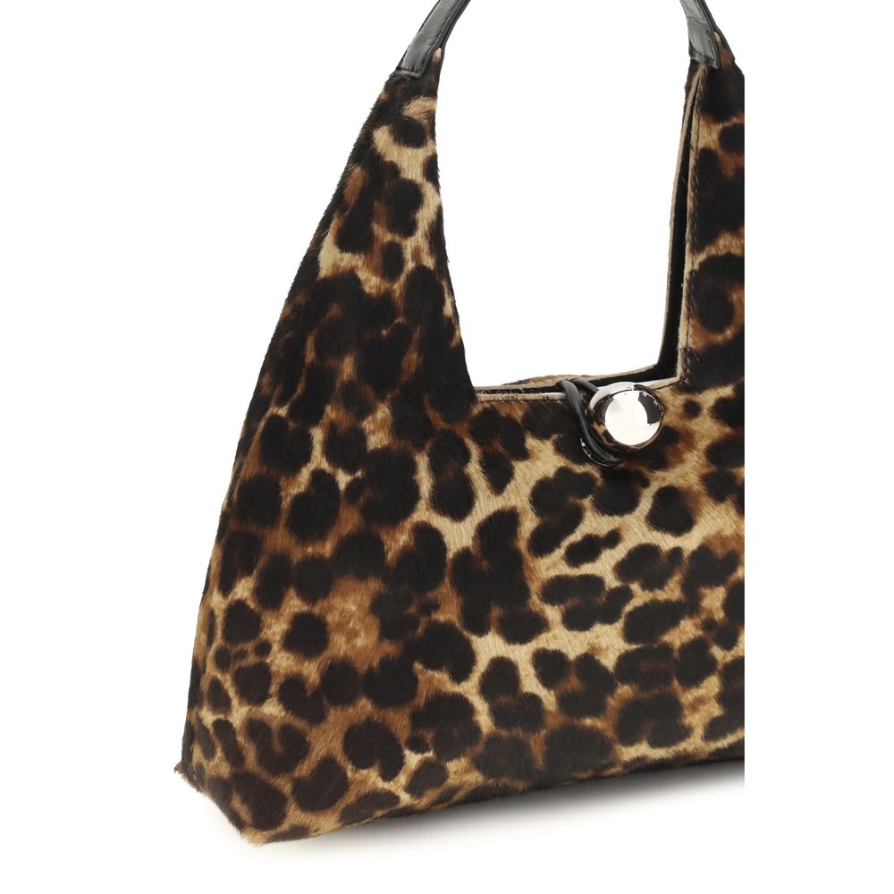 Marni Brown Calf Leather Bos Taurus Shoulder Bag