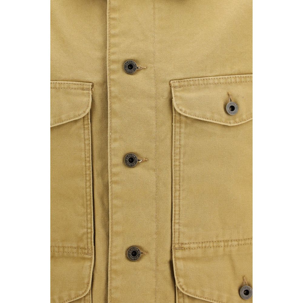 Filson Beige Cotton Full-Length Jacket