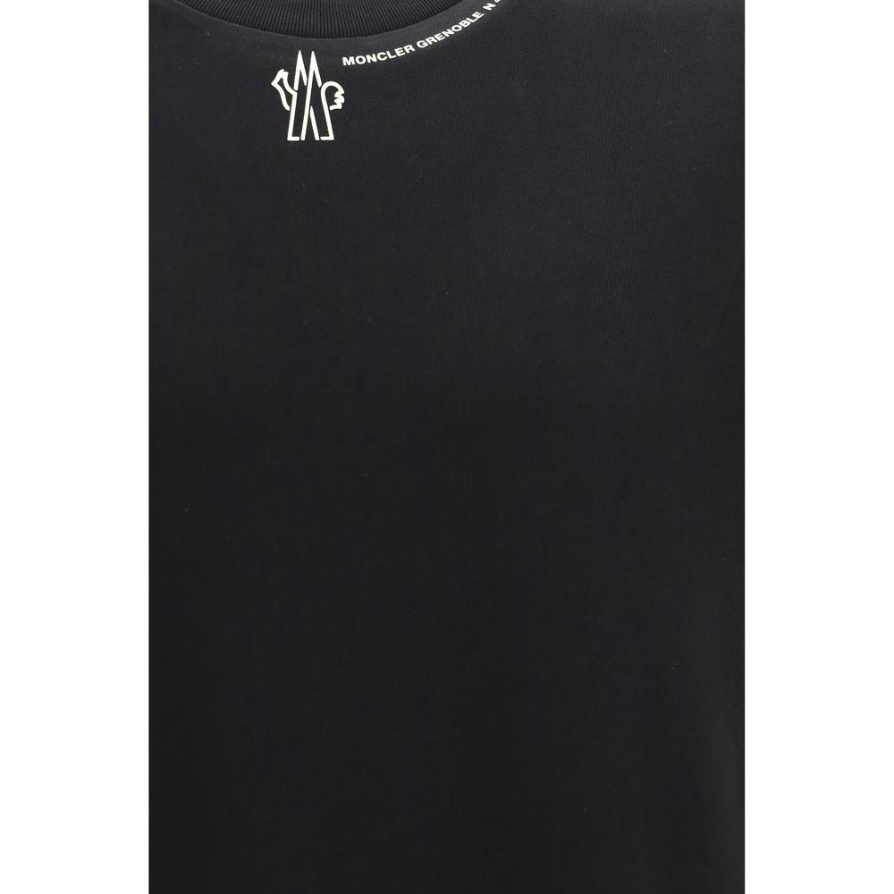 Moncler Grenoble Black Cotton T-Shirt