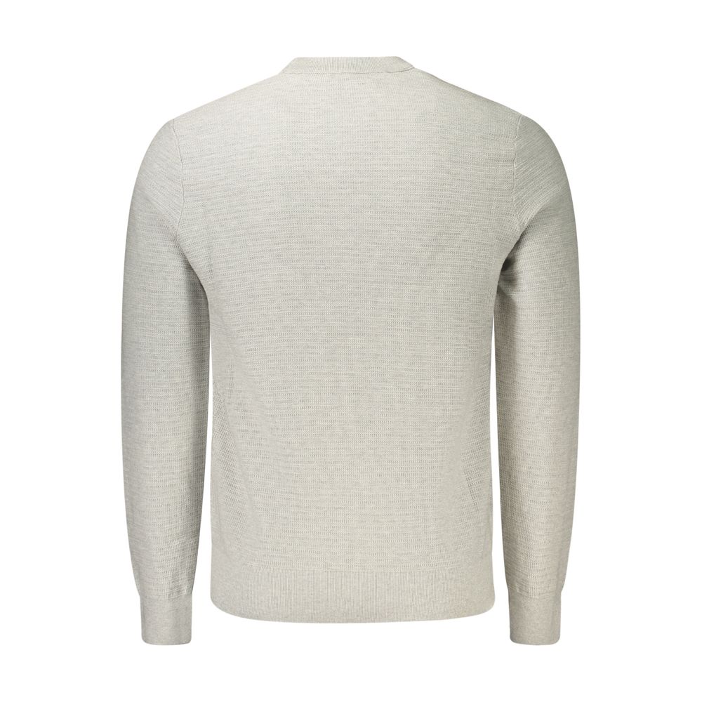 Hugo Boss Gray Cotton Sweatshirt