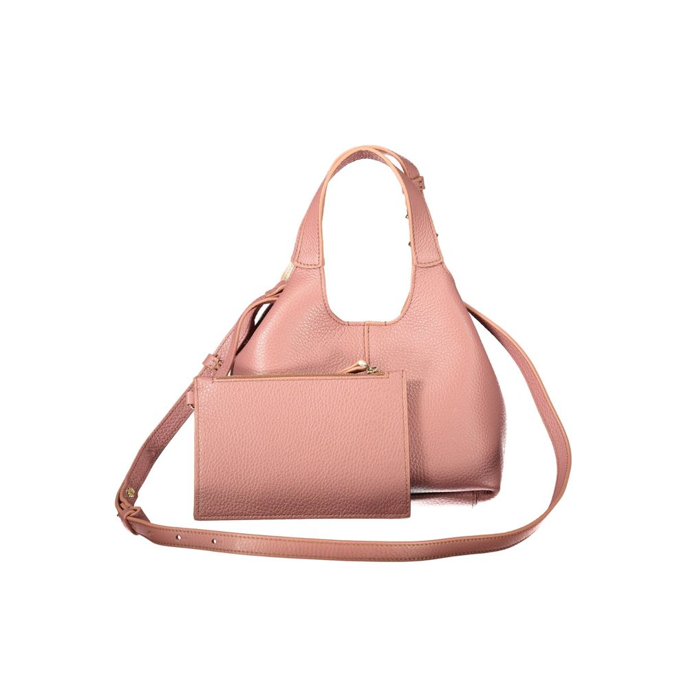 Coccinelle Pink Leather Handbag
