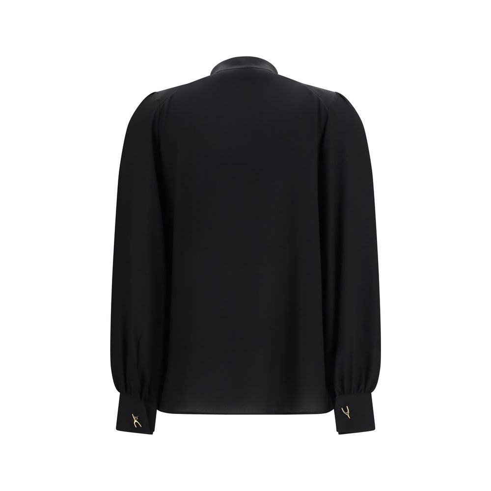 Alexander McQueen Black Silk Blouse