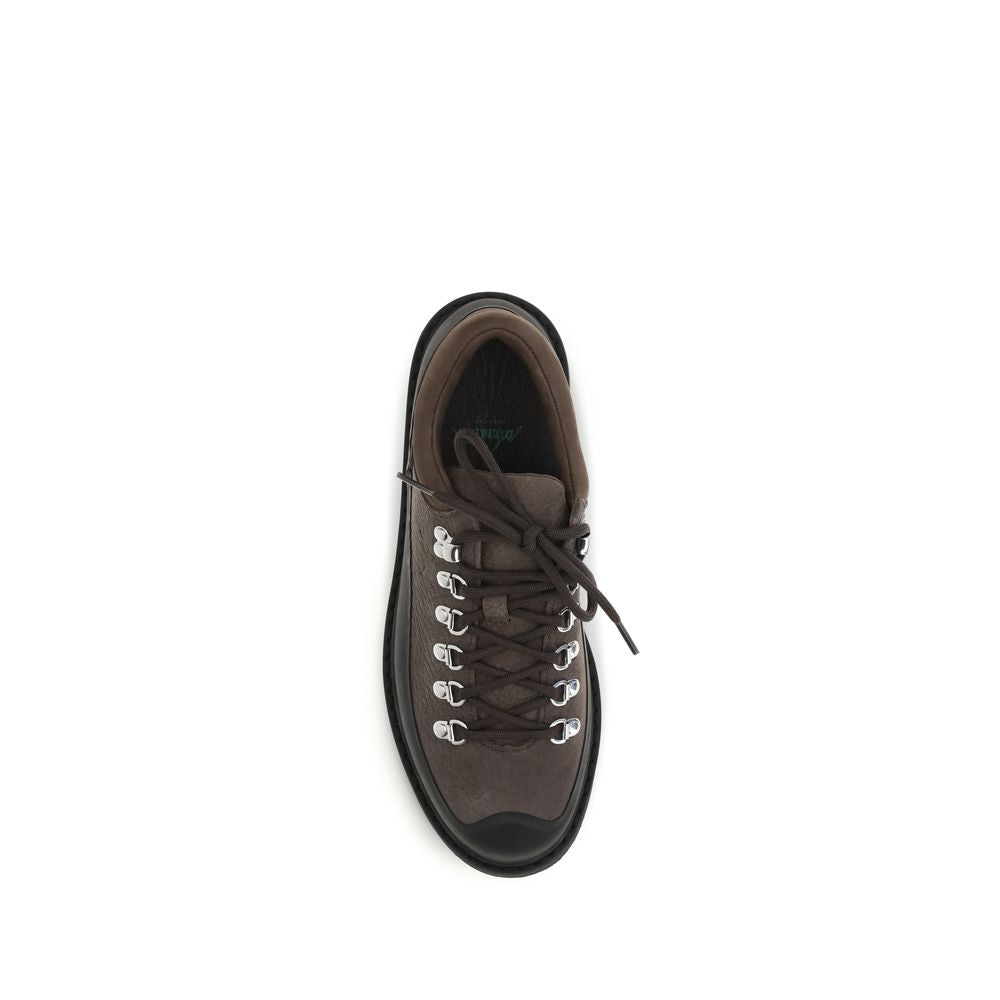 Diemme Brown Calf Leather Bos Taurus Sneakers