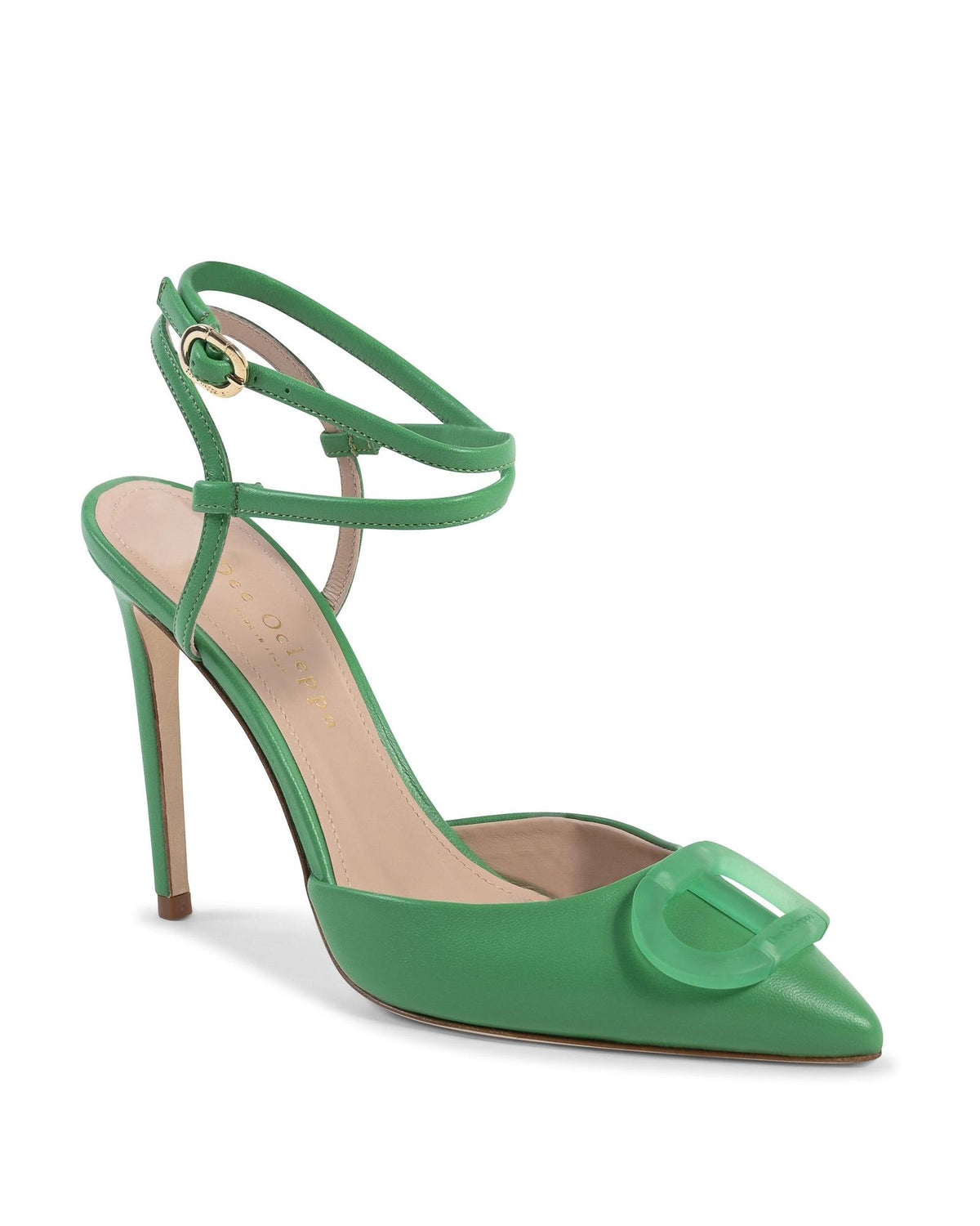 Dee Ocleppo Bicolor Leather High Heel Pumps